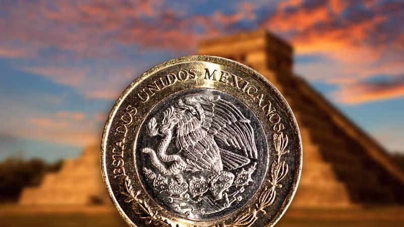 Peso se acerca peligrosamente al techo de las 17 unidades frente al dólar: Cotiza en las 16.95.