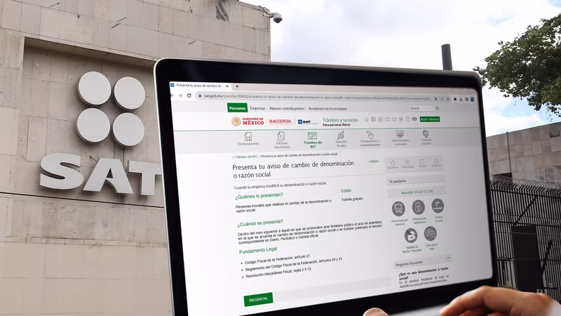 Trámites ante el SAT: ¿Persona moral o física? Así puedes hacer tu cambio fácilmente
